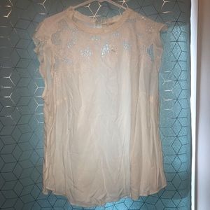 Loft White Blouse